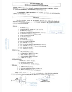 Miembros Asamblea de la FITT