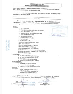 Miembros de la asamblea de la Federacion Canaria